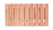 Douglas fijnbezaagd plankenscherm 19-planks 15 mm, 180 x 90 cm t.b.v. betonsysteem, onbehandeld.