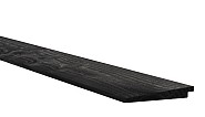 Douglas Zweeds rabat 1 zijde geschaafd. 1 zijde fijnbezaagd 1.1-2.7x19.5x500 cm zwart gedompeld