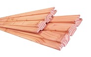 Douglas geschaafd 2-zijdig triple profielplank 2,7x14,5x300 cm, onbehandeld.
