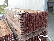 paal ruw 7x7x300 cm