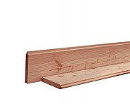 Douglasgeschaafd  blokhutprofiel 2,8x19,5x224 onbehandeld