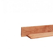 Douglas Zweeds rabat 1 zijde geschaafd. 1 zijde fijnbezaagd 1.1-2.7x19.5x500 cm onbehandeld