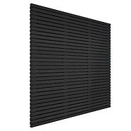 Zwart gedompeld 21 planks scherm - 180x180