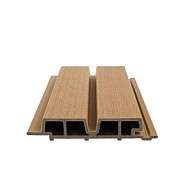 NewTechWood composiet co-extrusie wandbekleding Castellaton PRO65 3,3 x 18 x 390cm Red Cedar.