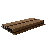 NewTechWood composiet co-extrusie wandbekleding Castellaton PRO65 3,3 x 18 x 290cm Teak.