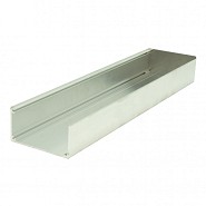 Pext Gootset Bakgoot - 6060 mm - blank aluminium