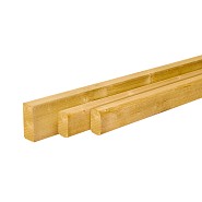 Scandinavisch vuren geschaafde bovenregel 3,8x11,5x450 cm.