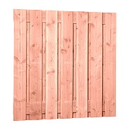 Fijnbezaagd plankenscherm Douglas 1.9x180 x 180 cm, blank