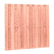 Fijnbezaagd plankenscherm Douglas 1.5x180x180 cm, blank.