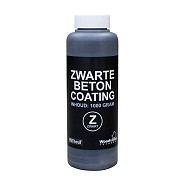 Betoncoating zwart, in plastic fles (1 liter).