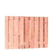Douglas fijnbezaagd plankenscherm 19-planks 15 mm, 180x130 cm t.b.v. betonsysteem, onbehandeld.