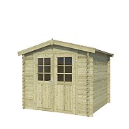 Blokhut Ingo 230x230 geïmpregneerd (olijfgroen)