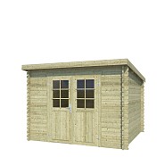 Blokhut Nadia 275x275 geïmpregneerd (olijfgroen)