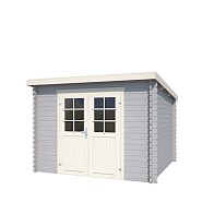 Blokhut Nadia 275x275 Platinum Grey