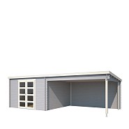 Blokhut Olenka 710x330 Platinum Grey-Wit