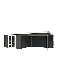 Blokhut Olenka 710x330 Carbon Grey-Wit