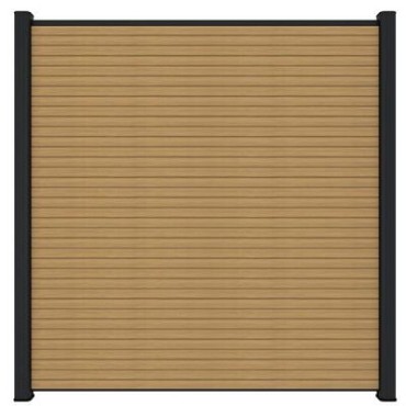 Newtechwood co-extrusie composiet scherm triple, 180x180 cm, red cedar.