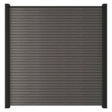 Newtechwood co-extrusie composiet scherm triple, 180x180 cm, silver gray.