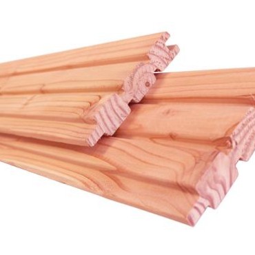 Douglas geschaafd 2-zijdig triple profielplank 2,7x14,5x224 cm, onbehandeld.