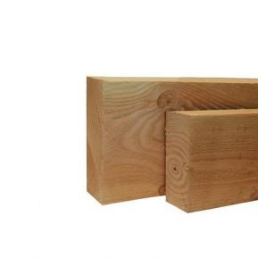 Douglas geschaafde gording 4,5x12,0x400 cm, groen geïmpregneerd.