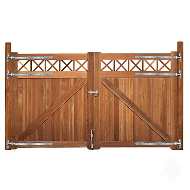 Bangkirai tuinpoort 