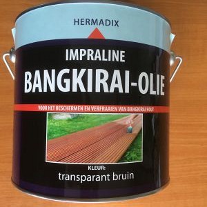 Impraline Bangkirai-olie 750ml Transparant bruin