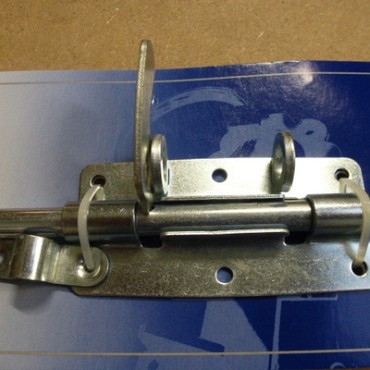Hangslotgrendel verzinkt 100MM blister