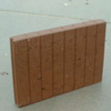 Mini Quadrobandpalissade 6x35x50cm bruin