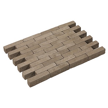 Clayville Stone Grey 20x4,8x6 cm (Getrommeld)