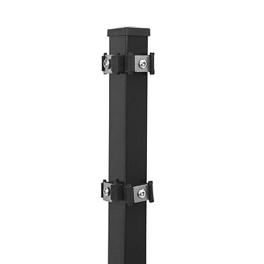 Hoekpaal antraciet 4x4x175 (mat 120)