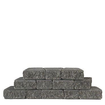 Granubrick 23,1/15,3X20X10 Antraciet