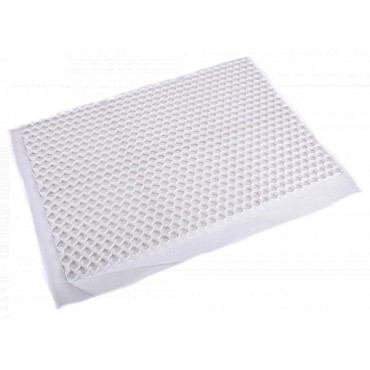 Splitplaat  120x80x3 cm wit met onderdoek