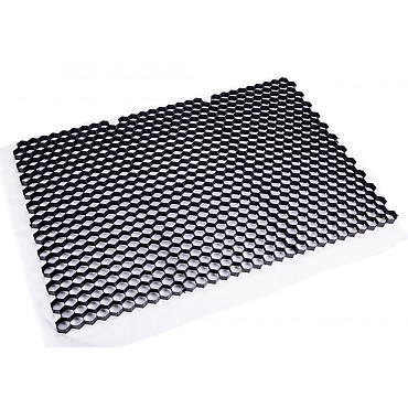 Splitplaat  120x80x3 cm zwart met onderdoek