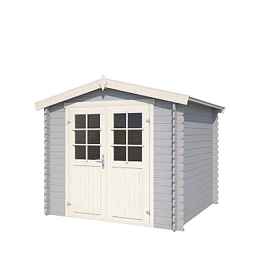 Blokhut Ingo 230x175 Platinum Grey