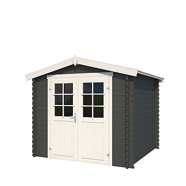 Blokhut Ingo 230x230 Carbon Grey