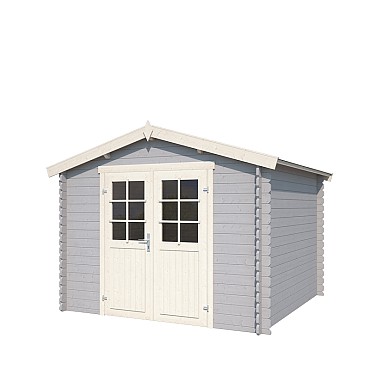 Blokhut Norah 275zx230 Platinum Grey