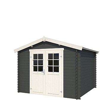 Blokhut Norah 275x230 Carbon Grey