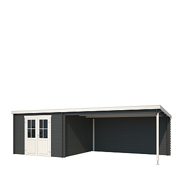 Blokhut St. Louis 661x292 Carbon Grey-Wit