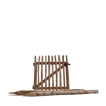 Kastanjehouten Poorten 100X100cm