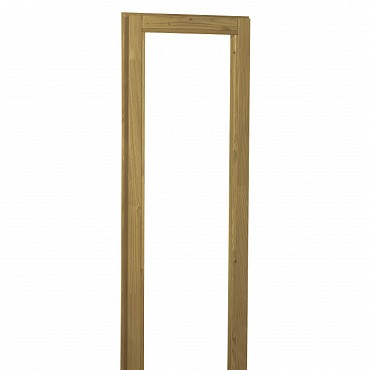 Douglas vast raam (zijlicht). 53x156 cm, groen geïmpregneerd.