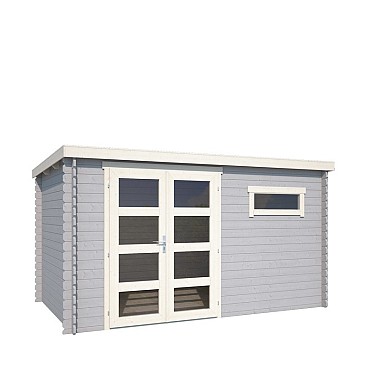 Blokhut Timian 380x230 Platinum Grey