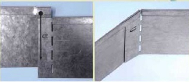 graskant metaal 118x13