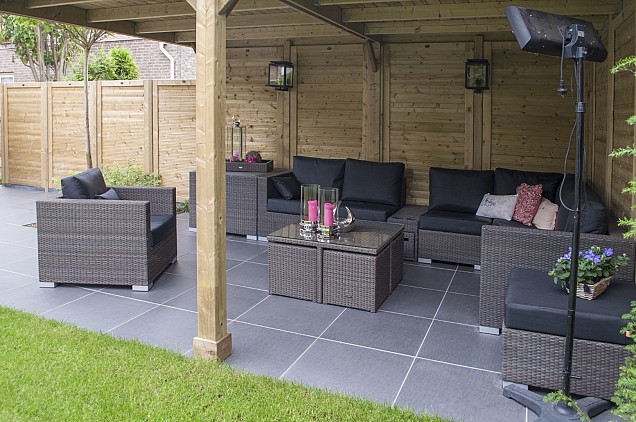 Ceraplus 60x60x3 cm Ardesia Nero