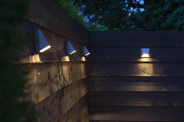 Wedge Wall 12V/1,5W LED Alu. rose silver Warm White