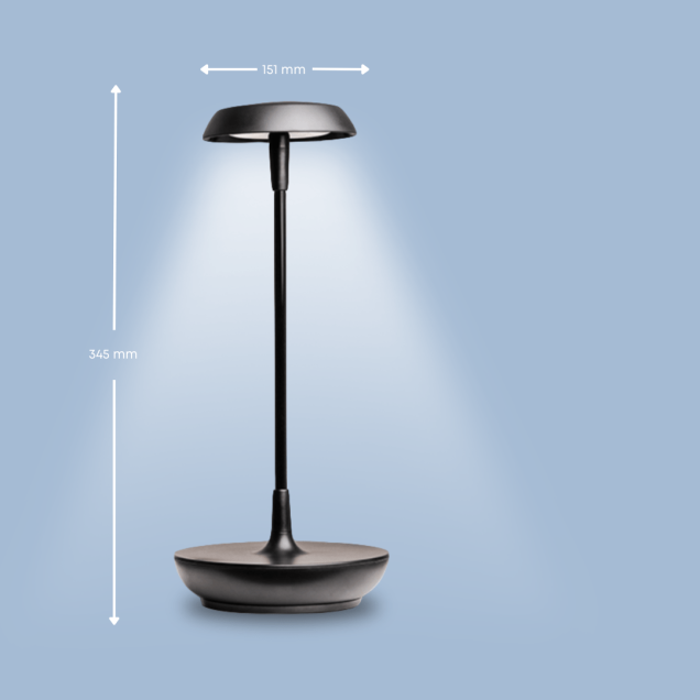 Sway Table Black dimbaar