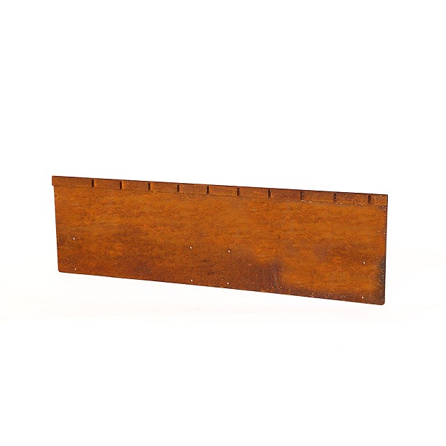 Kantopsluiting Single flex 300x16.5 cm cortenstaal
