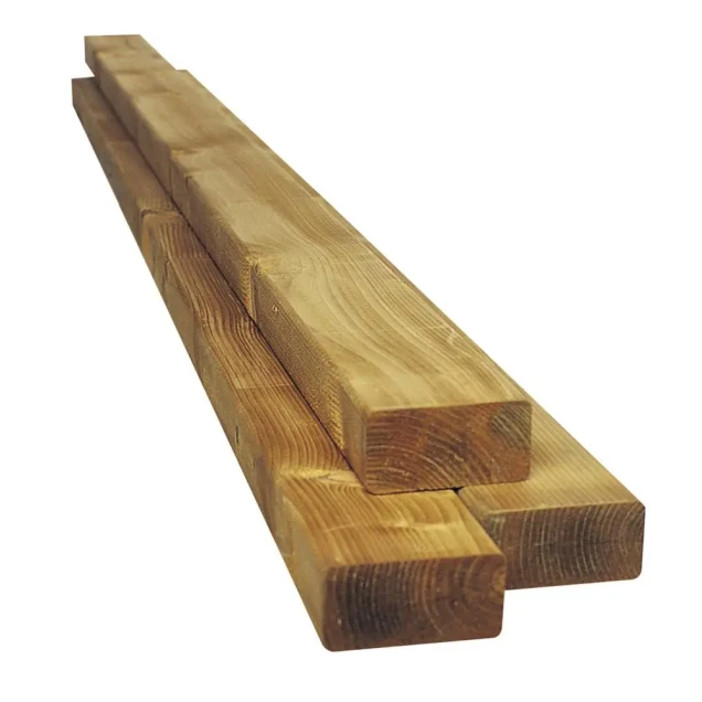 Scandinavisch vuren geschaafde gording 4,5x14,5x420 cm.