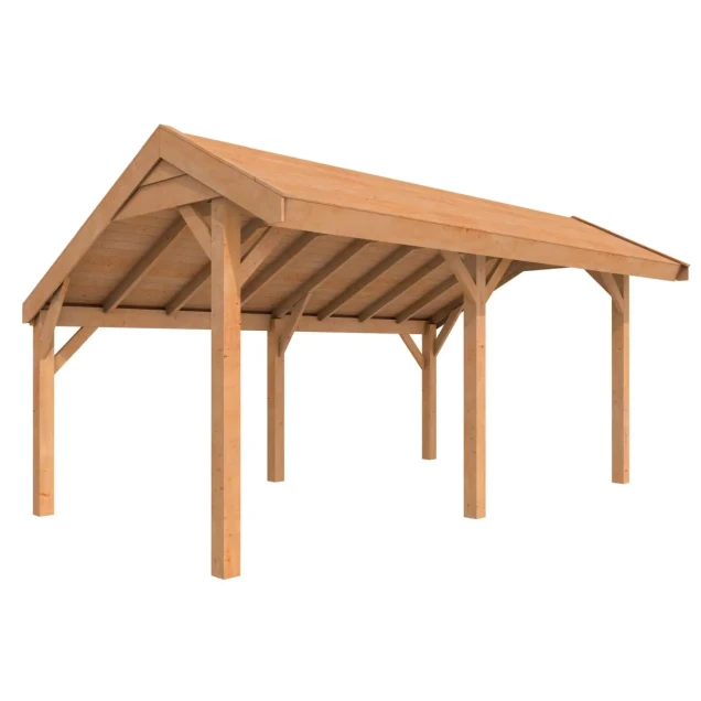 Douglasvision kapschuur Comfort 500x250 cm, onbehandeld.