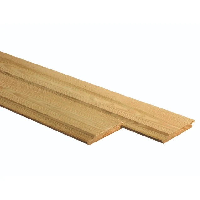 Midden-Europees grenen geschaafd rabat 1,8x14,5x500 cm, groen geïmpregneerd