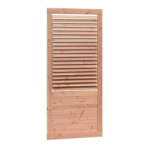 Douglas shutter-element 224 van 89 cm breed - groen geïmpregneerd.